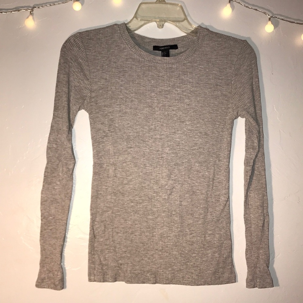 Forever 21 grey long sleeve
